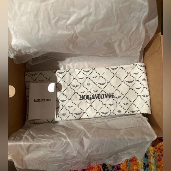 ZADIG & VOLTAIRE LIMITED EDITION ZV1747 HIGHTONE LEATHER + PYTHON PRINT- EU 45 - Picture 5 of 12